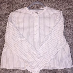 White striped shirt